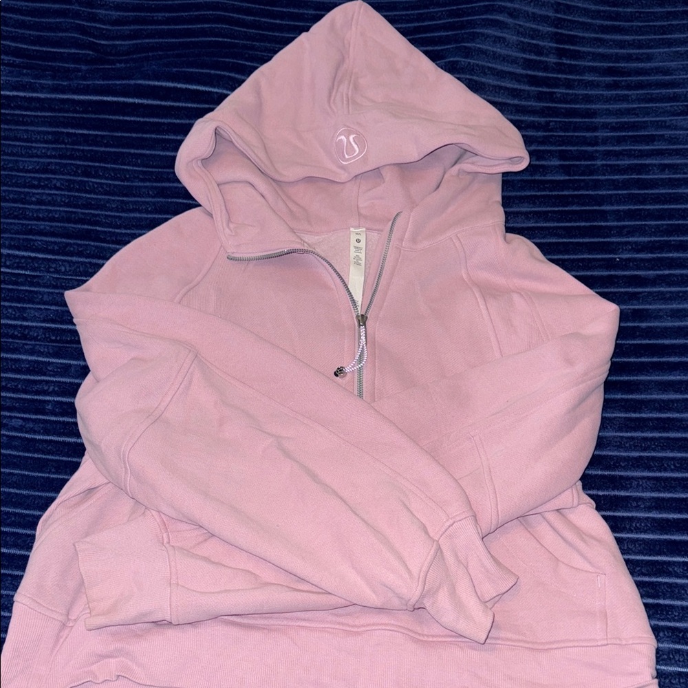 lululemon athletica Light Pink Hoodie Sweater